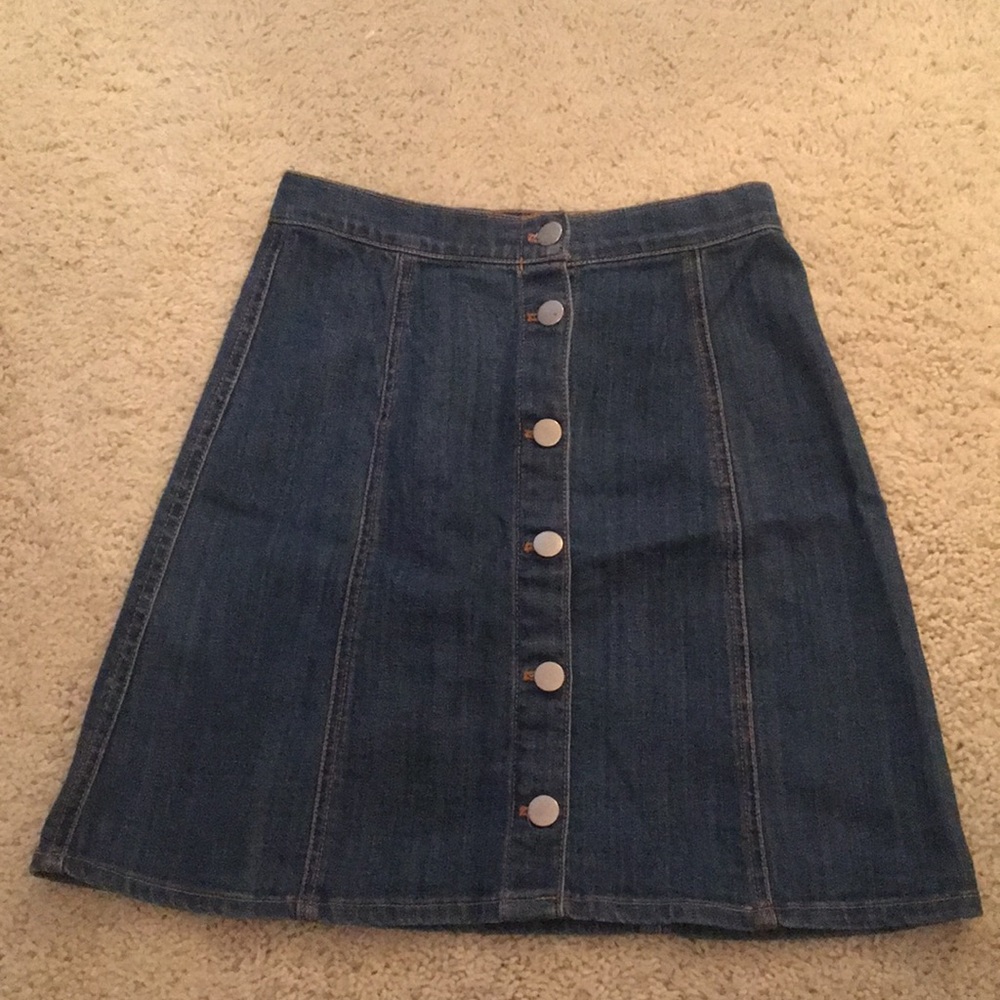 HM denim skirt